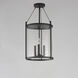 Belfry 3 Light 13 inch Black Outdoor Pendant