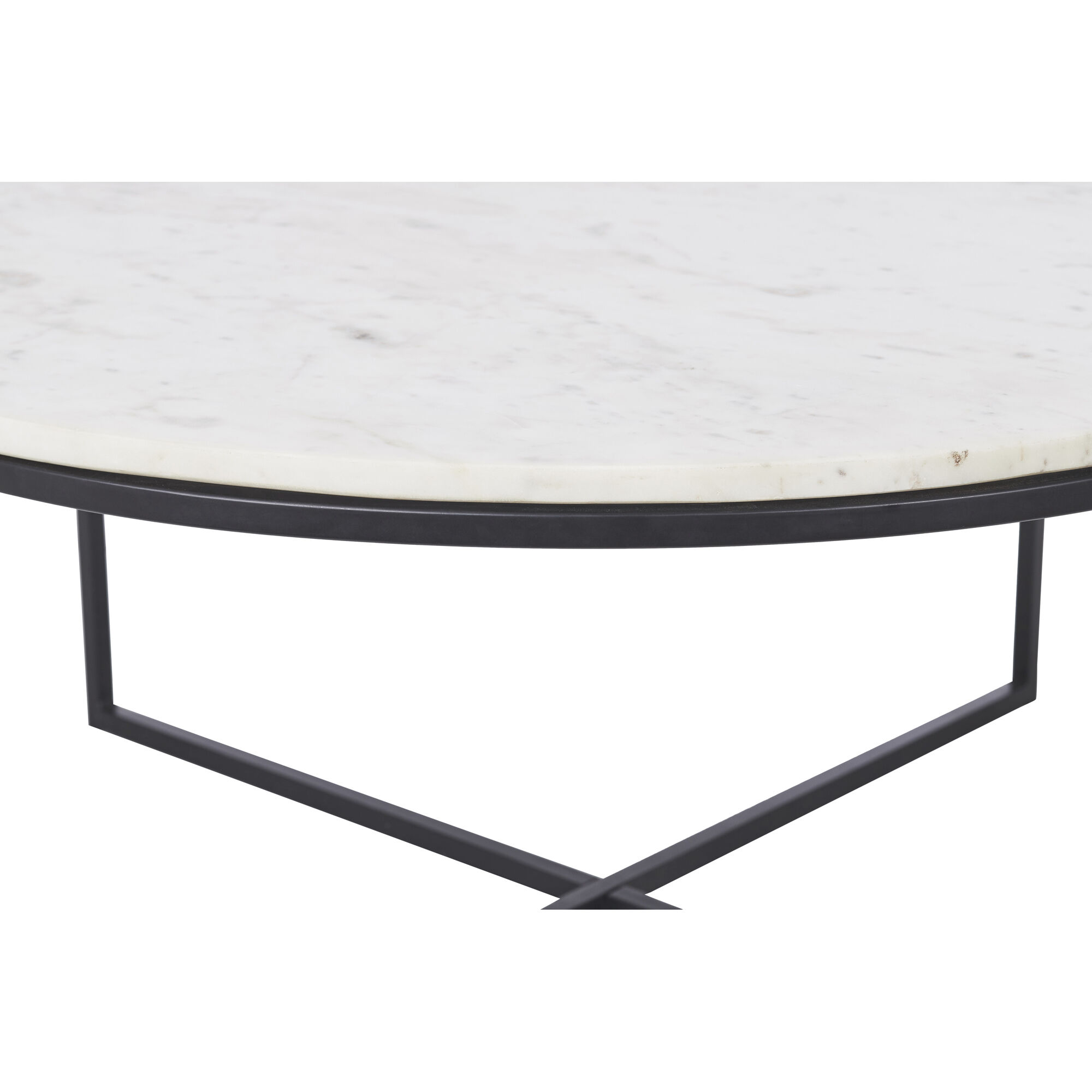 Livia 35 X 15 inch Matte Black Coffee Table