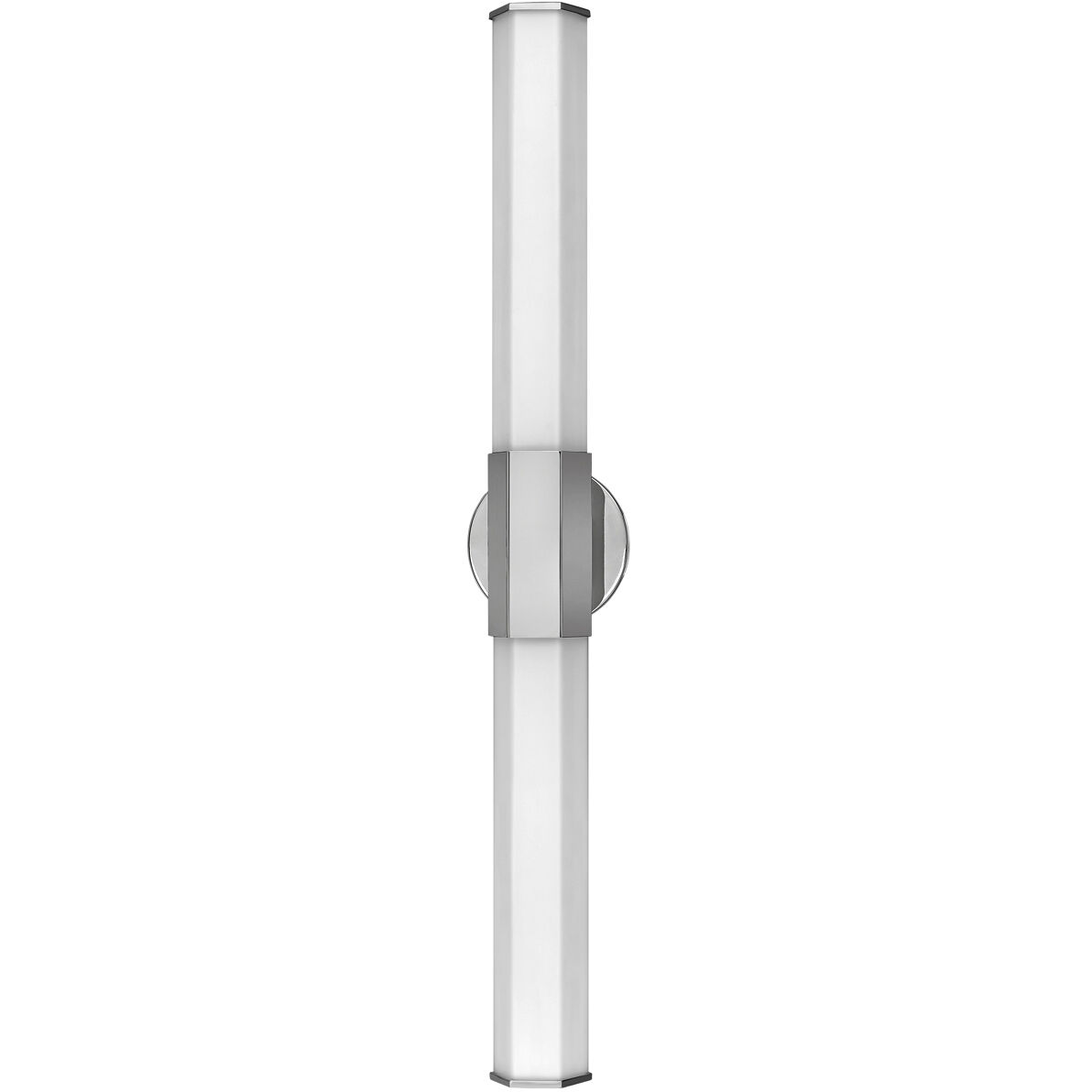 Facet LED 32 inch Polished Nickel Vanity Light Wall Light, Vertical