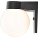Brentwood 1 Light 7 inch Bronzotic Outdoor Wall Mount