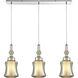 Alora 3 Light 36 inch Polished Chrome Mini Pendant Ceiling Light, Linear