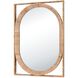Baarlo 33.5 X 23.5 inch Natural with Mirror Wall Mirror