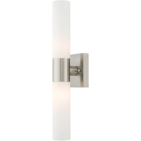 Aero 2 Light 18 inch Brushed Nickel ADA Bath Vanity Wall Light