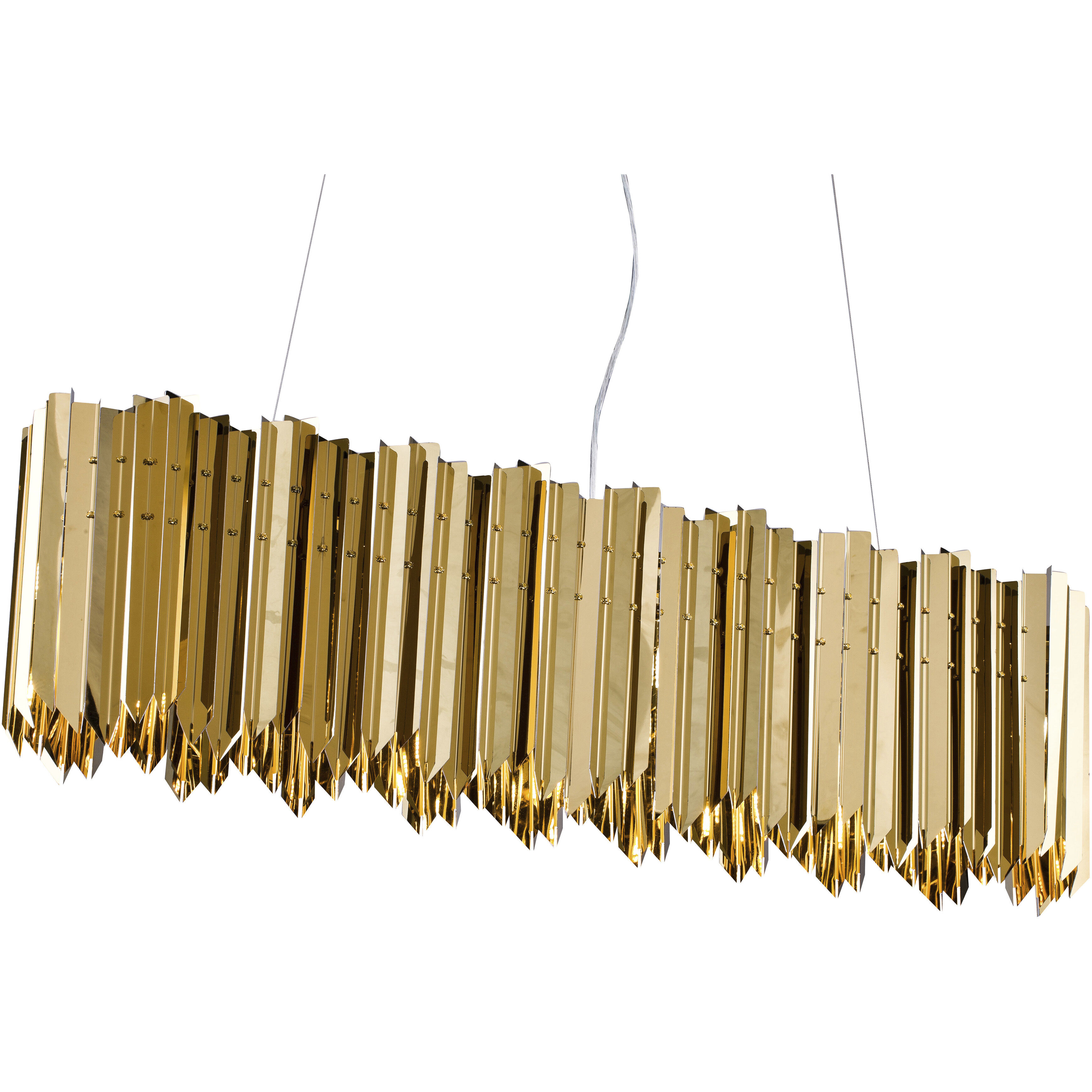 Canada 6 Light 6.7 inch Gold Chandelier Ceiling Light