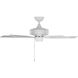 Linden Outdoor 44 44 inch Matte White Indoor/Outdoor Ceiling Fan