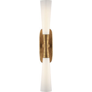 Kelly Wearstler Utopia LED 4.75 inch Gild Double Bath Sconce Wall Light