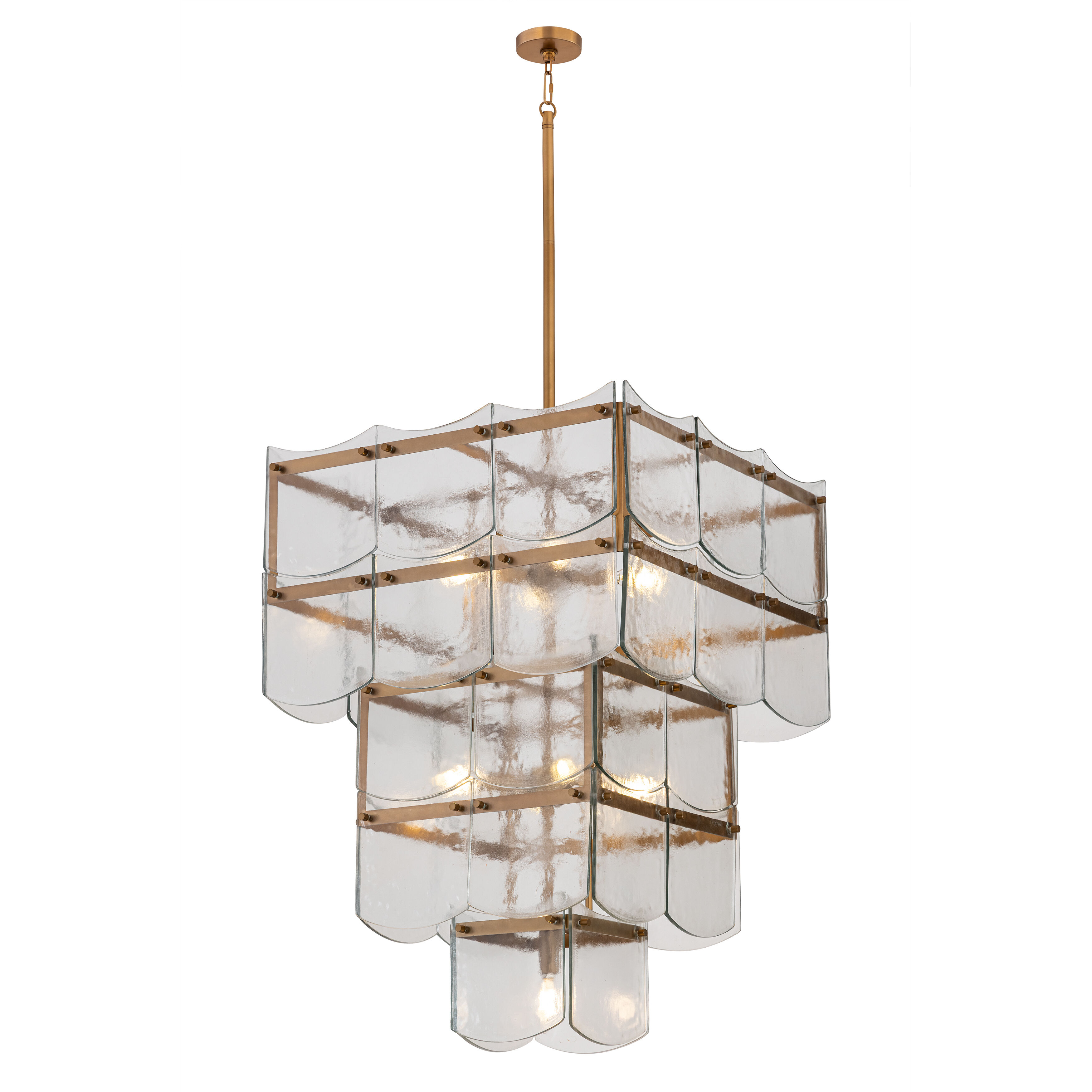 Kiori 9 Light 22.75 inch Legacy Brass Pendant Ceiling Light