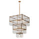 Kiori 9 Light 22.75 inch Legacy Brass Pendant Ceiling Light