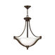 Bolla LED 23 inch Olde Bronze Foyer Light Ceiling Light in Etched Opal