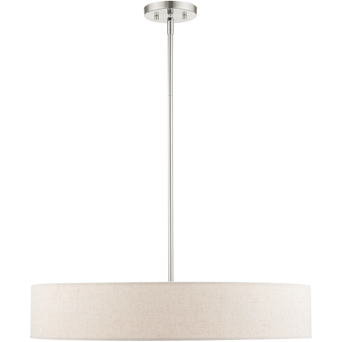Venlo 5 Light 26 inch Brushed Nickel Pendant Ceiling Light