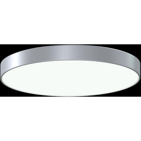 Pi LED 24 inch Bright Satin Aluminum Flush Mount Ceiling Light