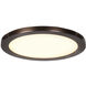 Disc LED 9.5 inch Bronze Flush Mount Ceiling Light