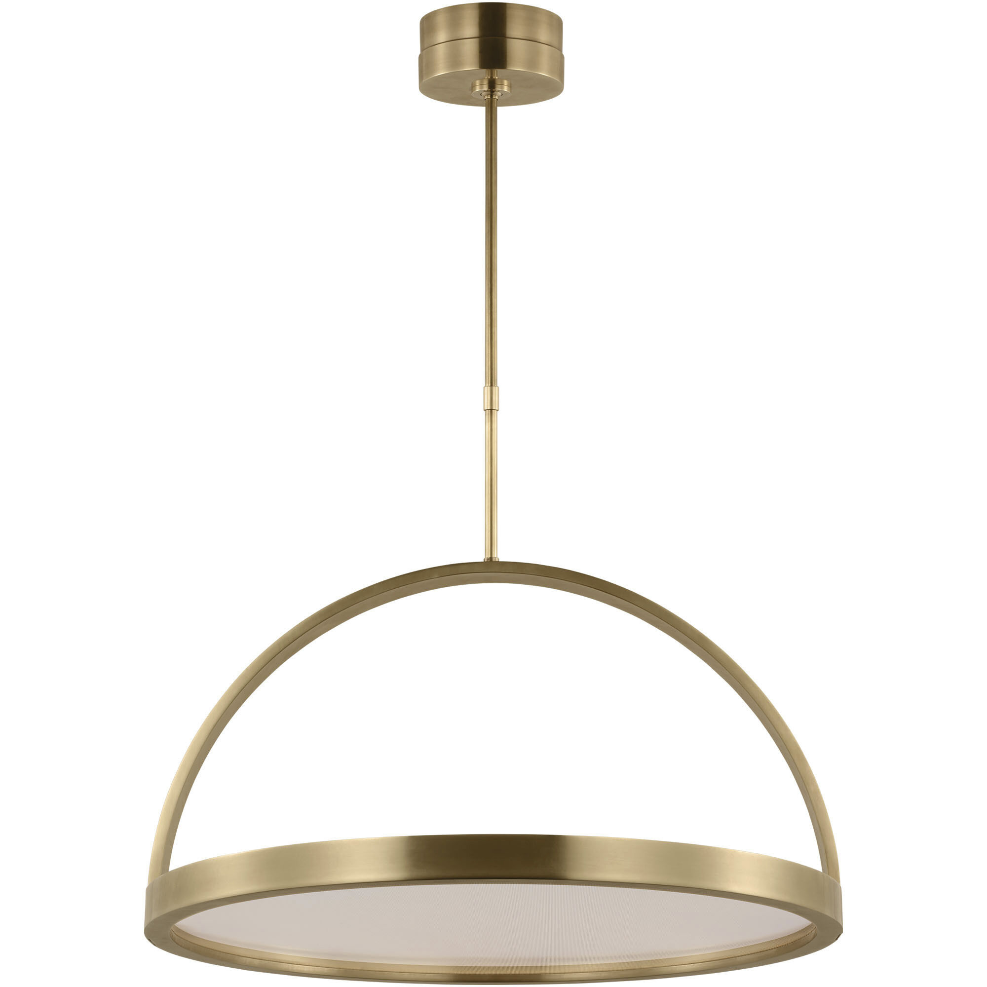 Kelly Wearstler Cerne LED 26 inch Natural Brass Chandelier Ceiling Light
