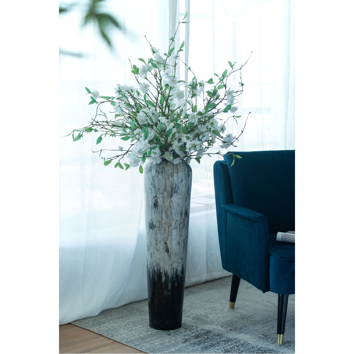 Zuri 33.5 X 9.4 inch Floor Vase