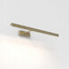 Renoir 0 watt 26.77 inch Matte Brushed Brass Interior Picture Light Wall Light
