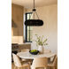 Urchin 6 Light 24 inch Black Pendant Ceiling Light