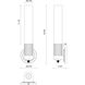 Alora Mood Rue 1 Light 4.63 inch Warm Bronze Bath Vanity Light Wall Light
