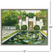 Water Lily Pool Green and Multi and Pink and White Canvas
