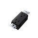 Outlet 125 Black Module, Duplex