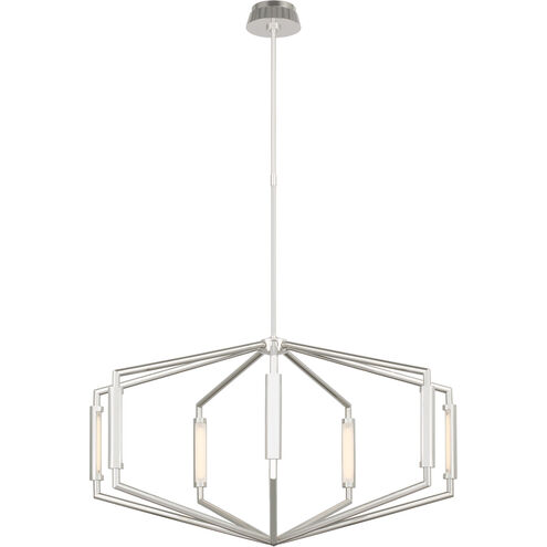 Kelly Wearstler Appareil LED 39 inch Polished Nickel Low Profile Chandelier Ceiling Light