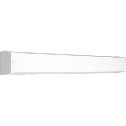 Linear Fluorescent Bath 2 Light 36 inch White Bath Vanity Wall Light