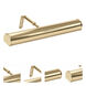 Advent 2 watt 14 inch Polished Brass Picture Light Wall Light, Battery Operated