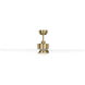 Colgin 56 inch Satin Brass with Matte White ABS Blades Ceiling Fan