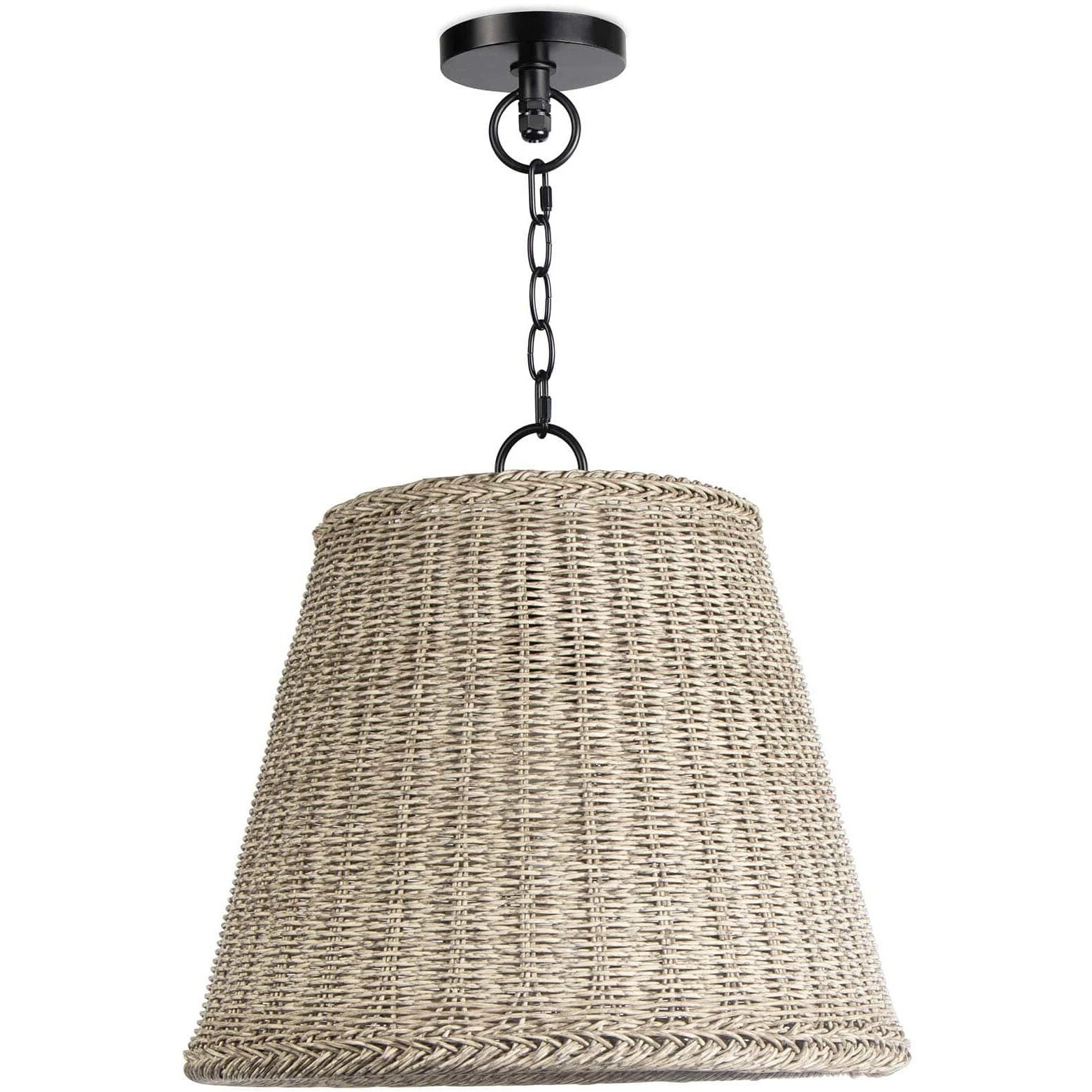 Augustine 1 Light 19.5 inch White Outdoor Pendant, Large