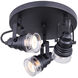 Brock 3 Light Black Track Light Ceiling Light