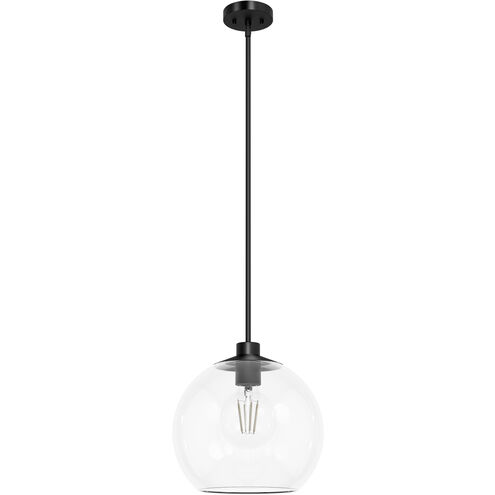 Xidane 1 Light 14 inch Matte Black Pendant Ceiling Light