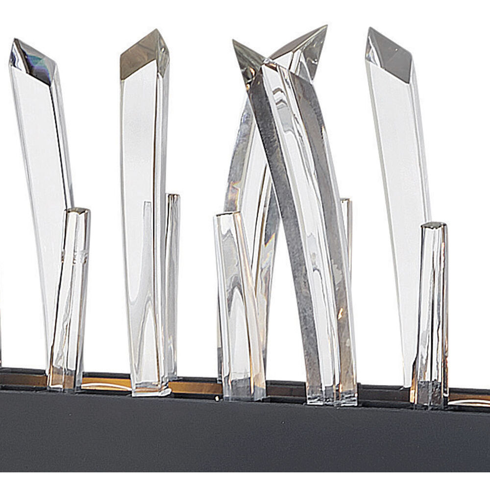 Revel LED 41.5 inch Black Chandelier Ceiling Light, Linear & Oval