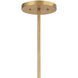 Fulton Pendant Ceiling Light in Antique Gold