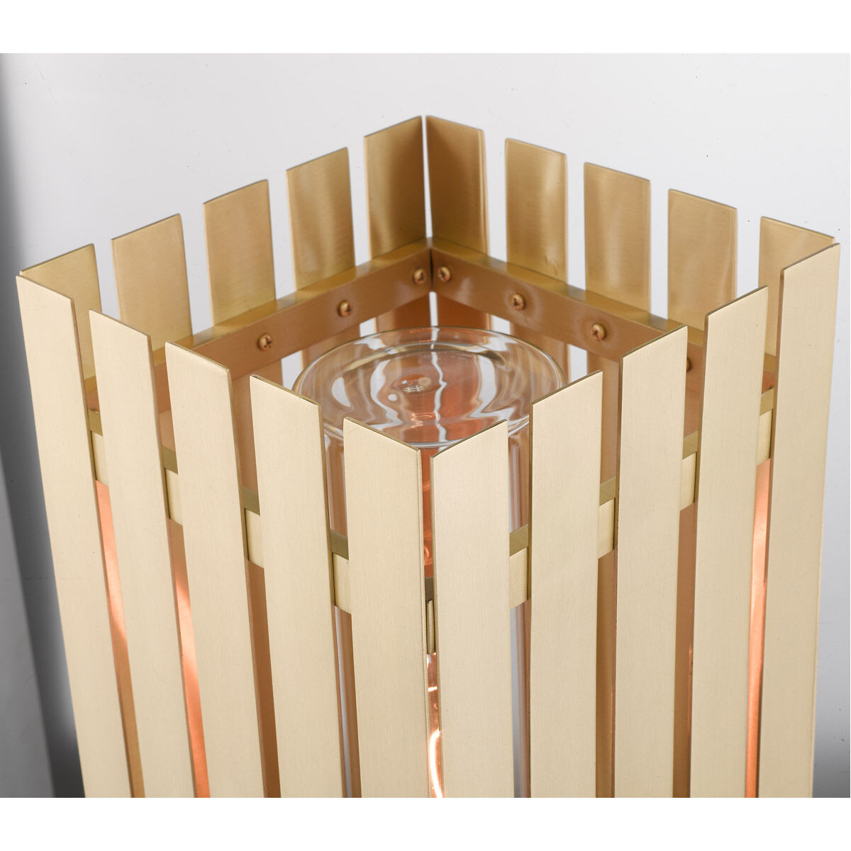 Greenwich 1 Light 20 inch Satin Brass Outdoor Post Top Lantern