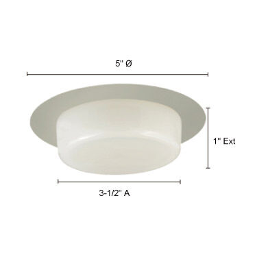 Signature White Recessed Lighting Trim