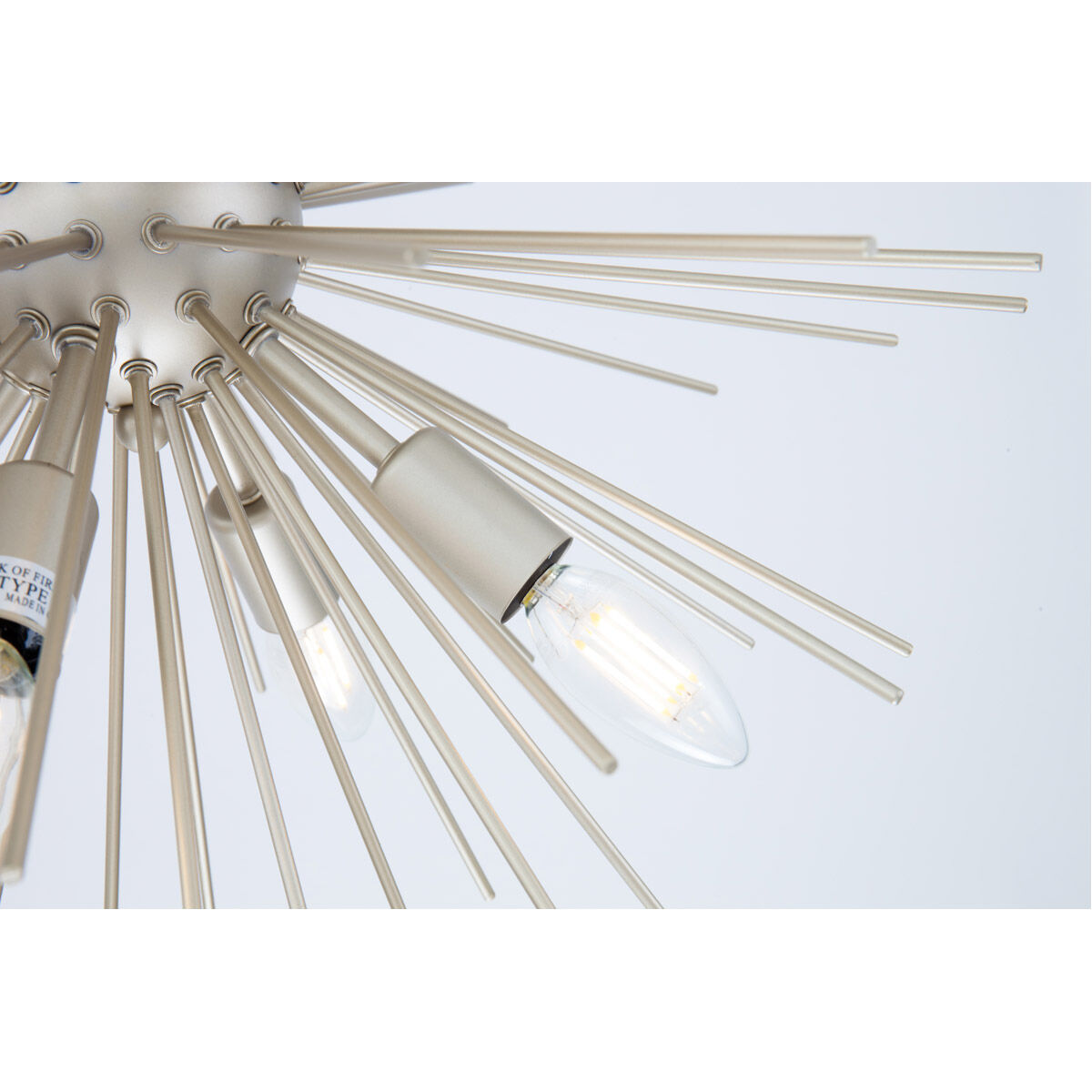 Timber 8 Light 20 inch Champagne Pendant Ceiling Light