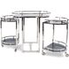 Carter Silver Bar Cart