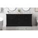 Clarence 72 X 22 X 35 inch Black Vanity Sink Set