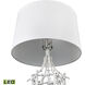 Bamboo Birdcage 32.25 inch 9.00 watt White Table Lamp Portable Light