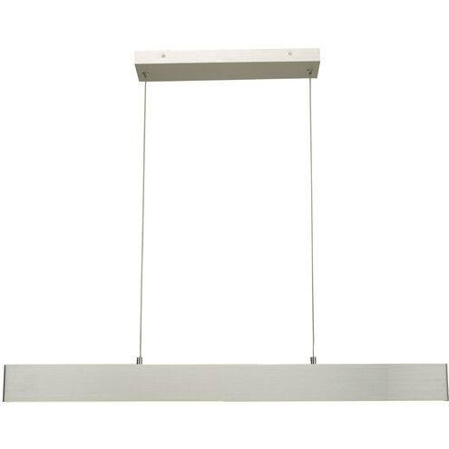 Slim LED 0.6 inch Brushed Aluminum Pendant Ceiling Light