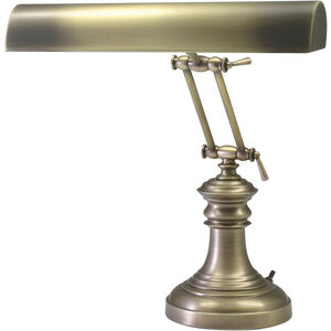 Piano/Desk 16 inch 40 watt Antique Brass Piano/Desk Lamp Portable Light in Black and Brass, Round