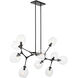 Nexpo LED 50.38 inch Coal Chandelier Ceiling Light, Island Light