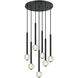 Windchimer LED 18.88 inch Matte Black Pendant Ceiling Light