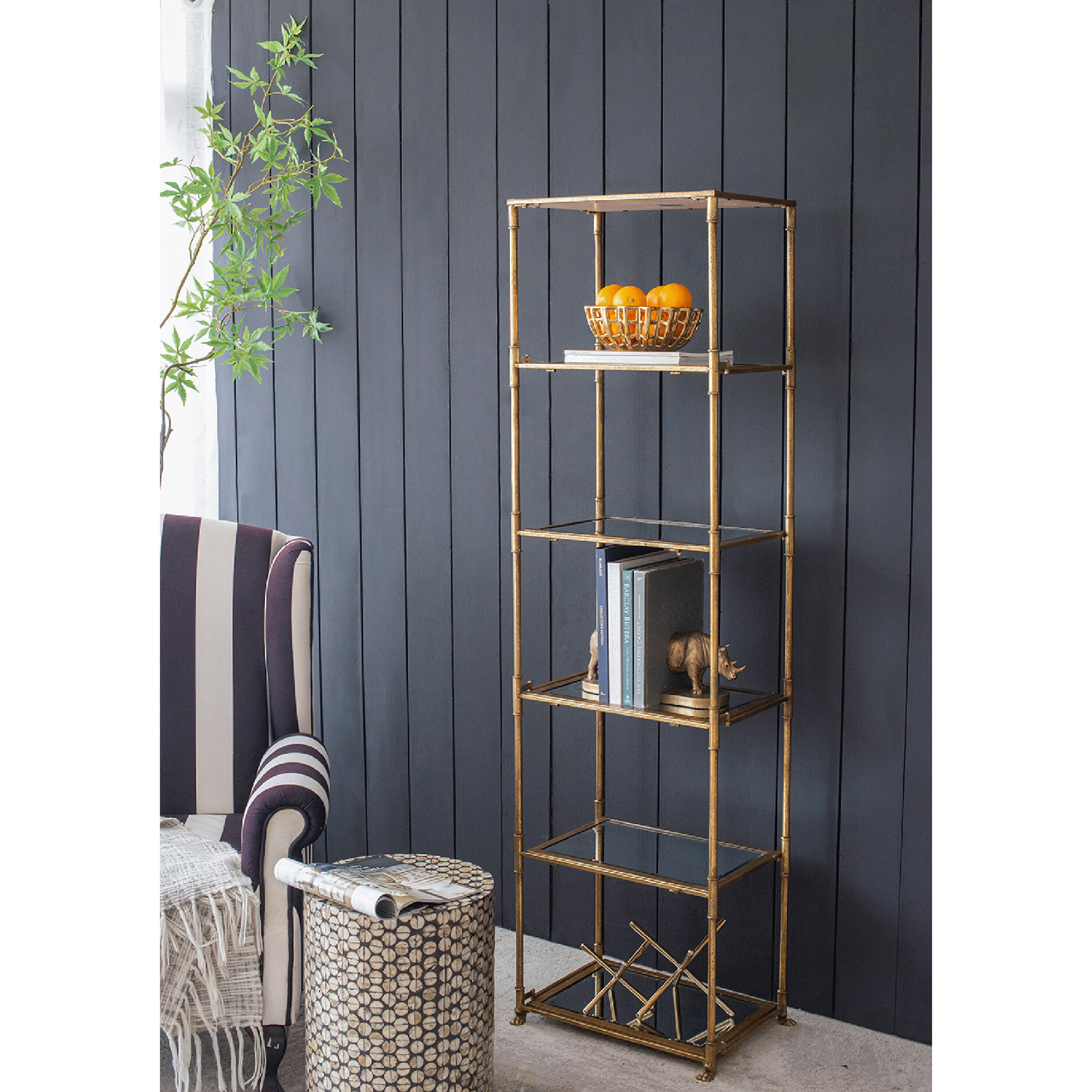 Persia 70.5 X 19.7 X 14.6 inch Gold Shelf