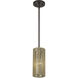 Acordia 1 Light 5.13 inch English Bronze Mini Pendant Ceiling Light