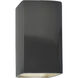 Ambiance 1 Light 5.25 inch Gloss Grey ADA Wall Sconce Wall Light