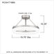Cohen 15.75 inch Brushed Nickel Semi-Flush Mount Ceiling Light