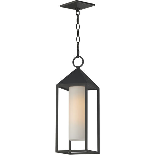 Aldous 1 Light 7 inch Black Outdoor Pendant