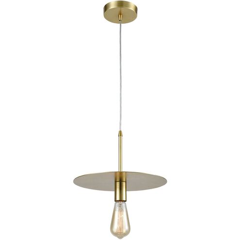 Sunscreen 1 Light 12 inch Aged Brass Mini Pendant Ceiling Light