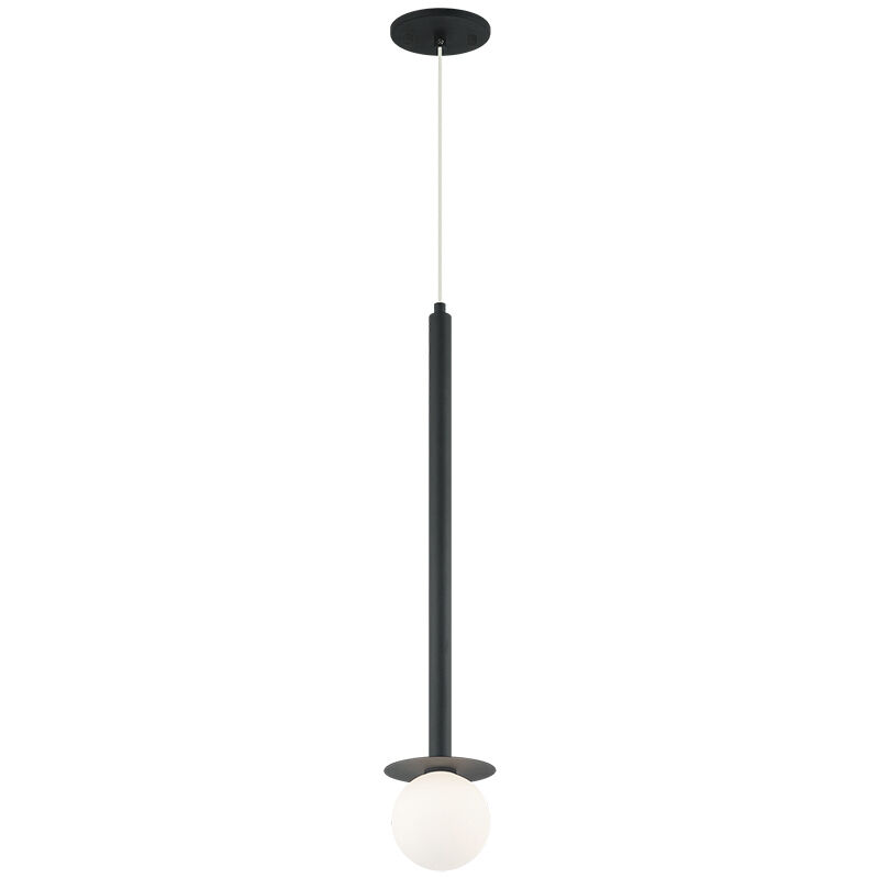 Reigndrop 1 Light 27.8 inch Matte Black Pendant Ceiling Light