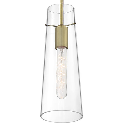 Alondra 1 Light 4 inch Vintage Brass Pendant Ceiling Light